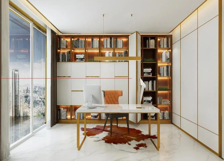 Modern Home Office Cabinet