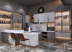 PVC køkken Pantry skabe